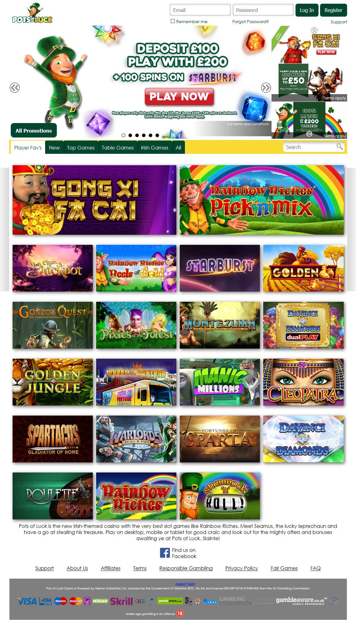 Pots of Luck Casino Review & Ratings AskGamblers