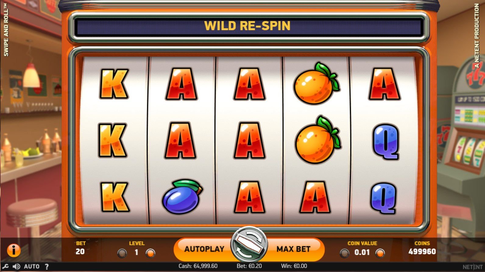 Swipe & Roll Slot