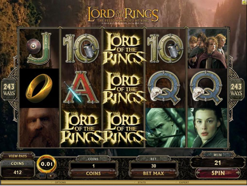 Lord of the Rings slot machine? - Online Casinos and Games - AskGamblers
