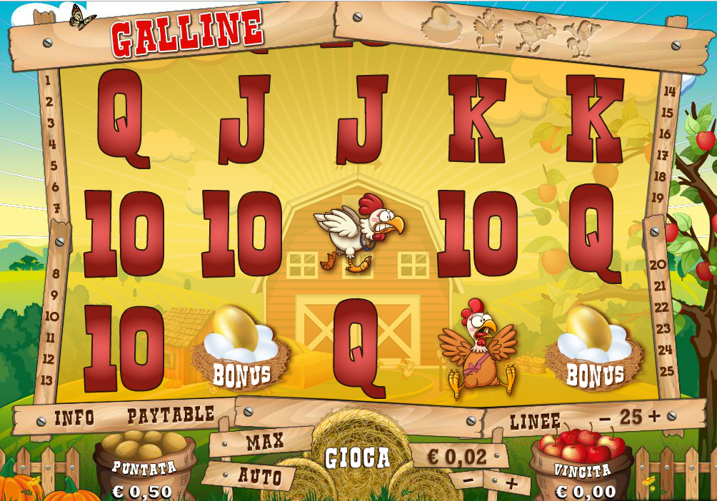Slot Galline Eurobet