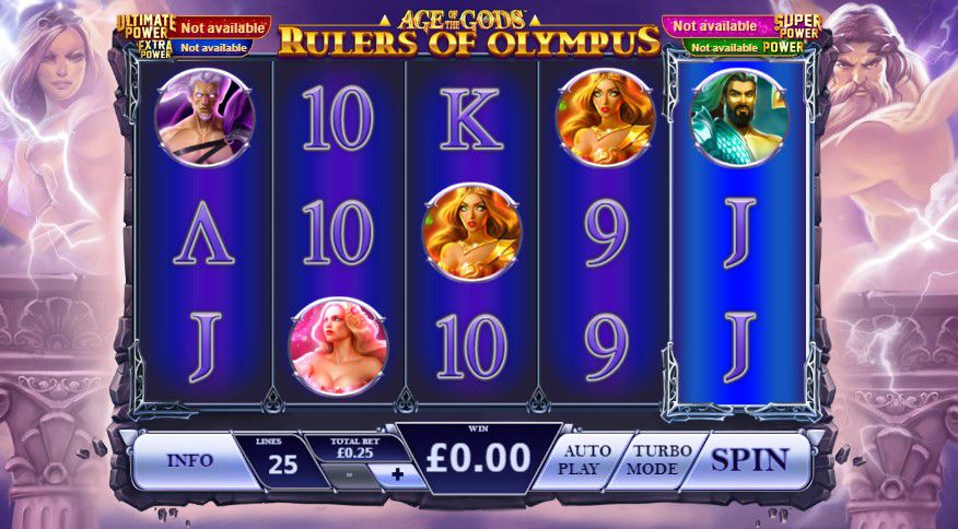 Slot Age of the Gods: Rulers of Olympus