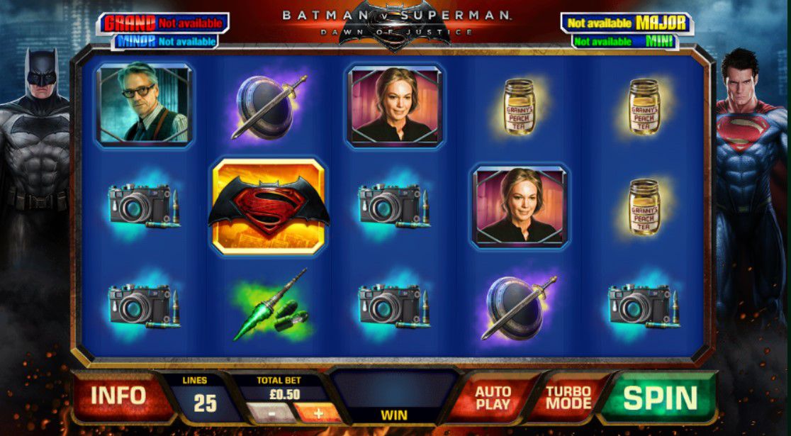 Slot Batman v Superman: Dawn of Justice