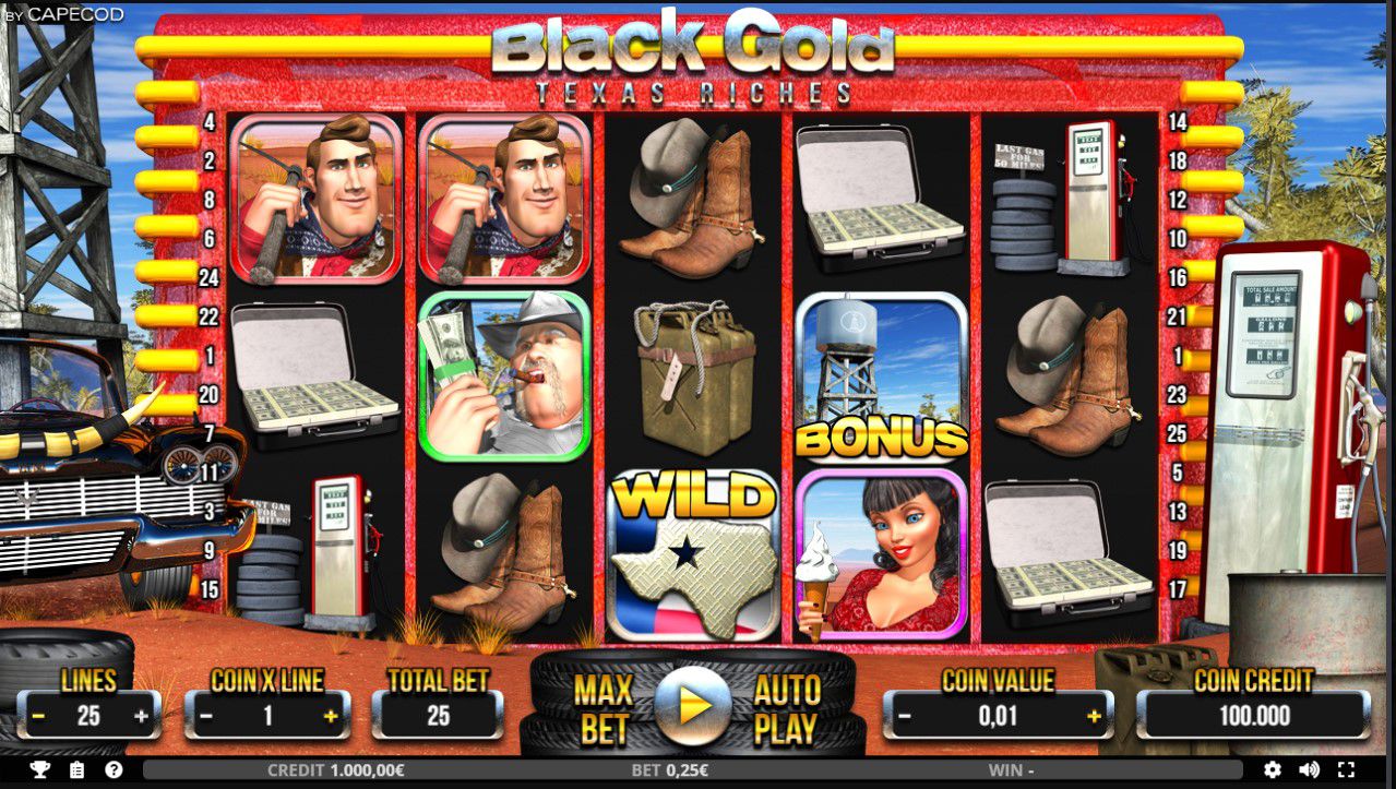 Slot Black Gold Texas Riches