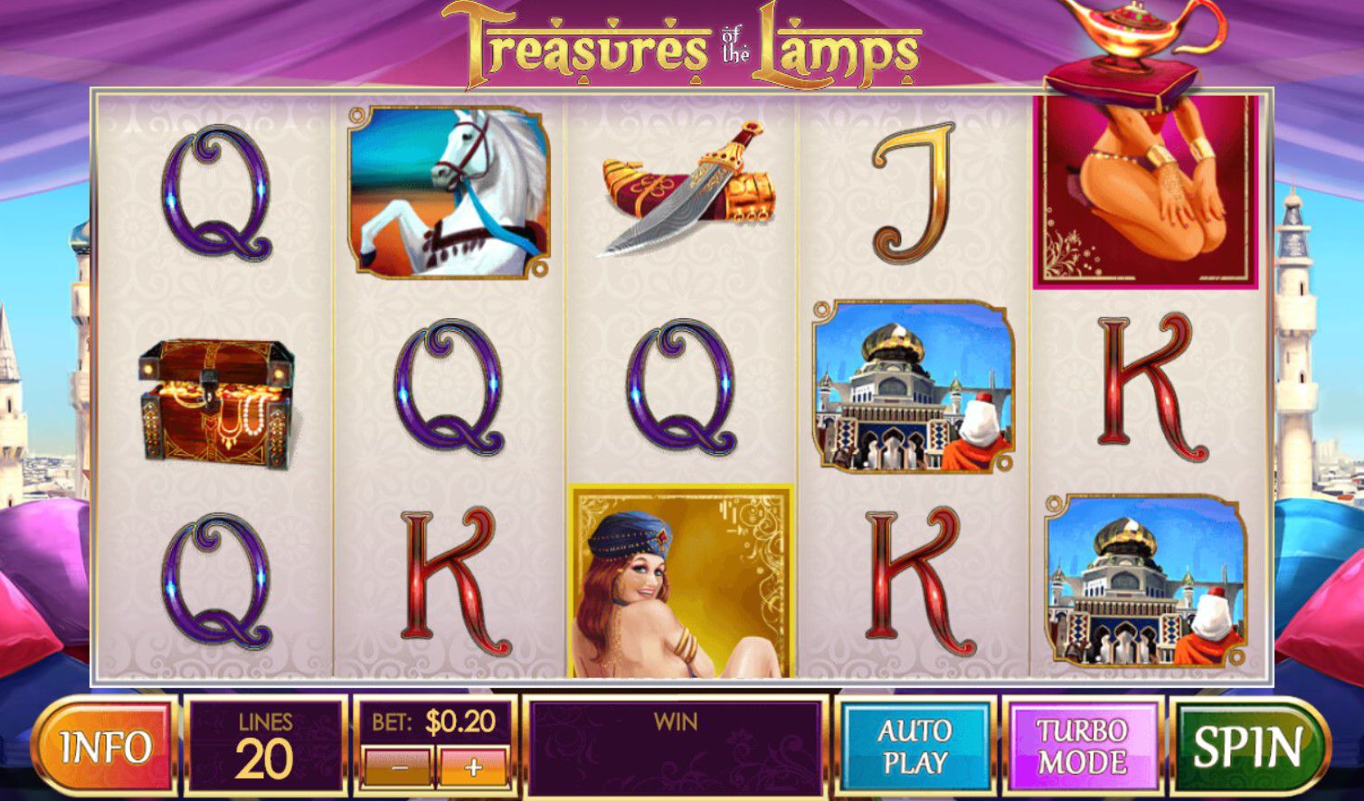 Slot Treasures of the Lamps