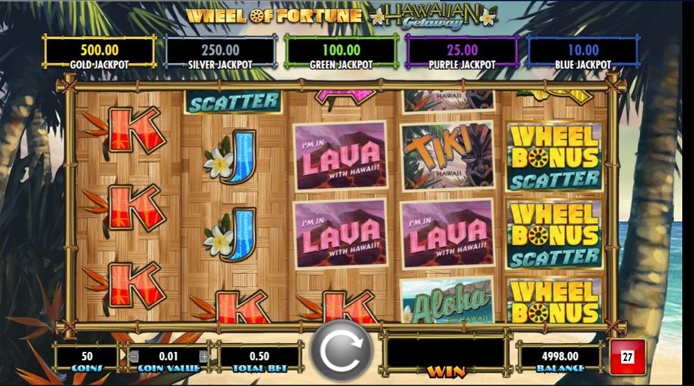 Slot Wheel of Fortune Hawaiian Getaway
