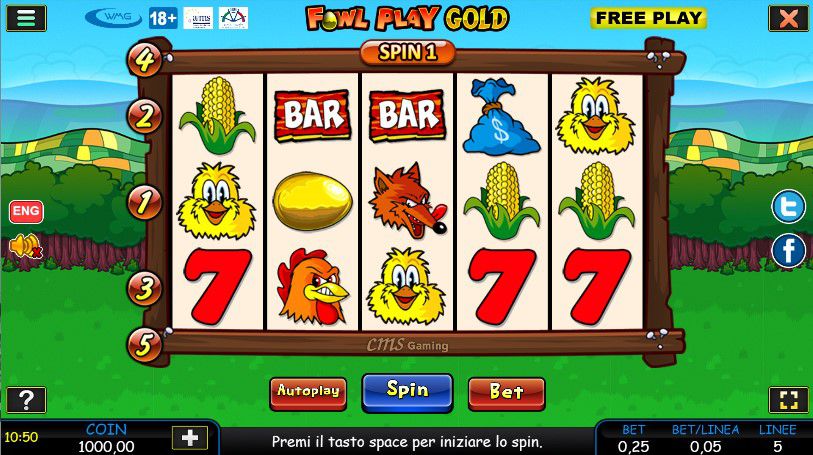 Slot Fowl Play Gold WMG Gaming