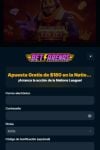 Betarenas Casino formulario de registro