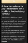 Wolf.io Casino Juego responsable