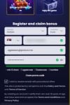 SlotsGem Casino Registration Form