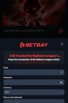 BetBay Casino formulario de registro 