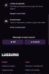 Lussurio Casino juego responsable
