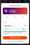 TonyBet Casino formulario de registro