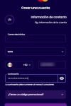 Wazbee Casino formulario de registro