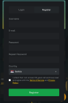Clash.gg Casino Registration Form