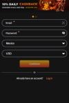 BoomingSlots Casino formulario de registro 