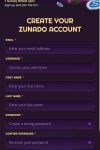 Zunado Casino Registration Form