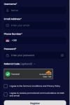 Nocturnal Casino Registration Form