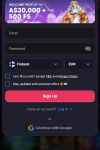 Ozzybet Casino Registration Form