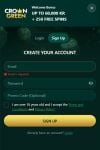 Crowngreen signup