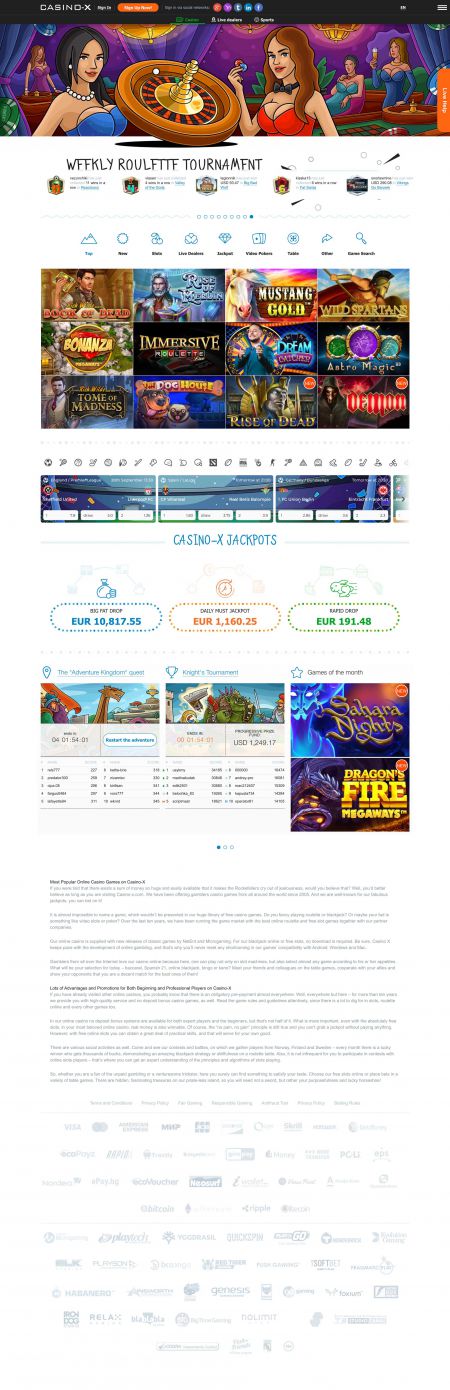 Casino X Screenshot