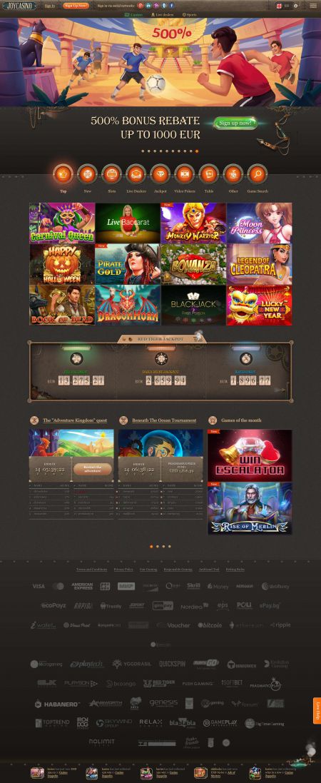 JoyCasino Screenshot