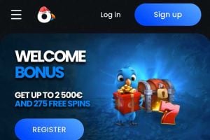 Hidden Jack Casino mobiele app screenshot