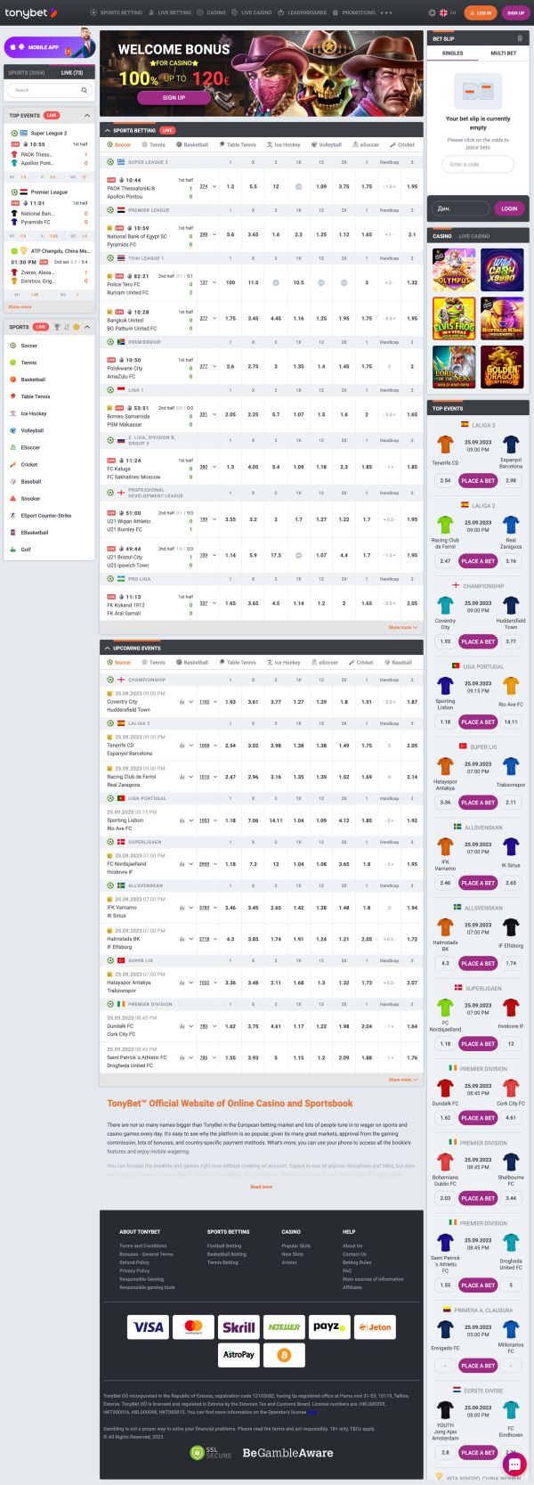 TonyBet Casino Review (2024) | Is it Legit?