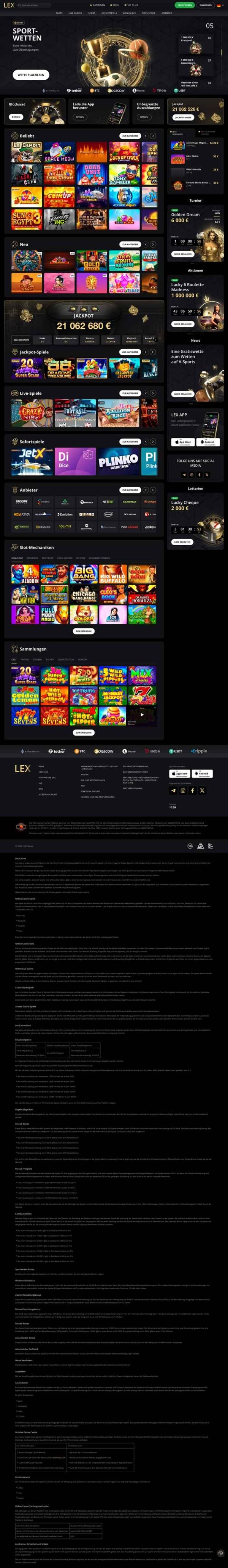 lex online casino