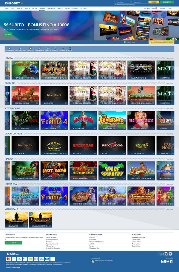 Eurobet Casino (2024) | Is it Legit and Safe?