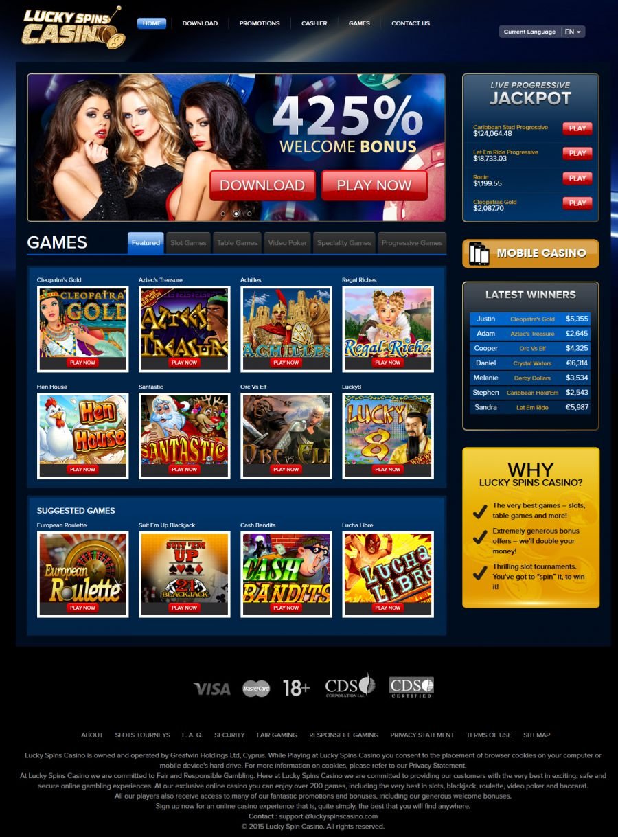 Lucky Spins Casino (2021) Review Games AskGamblers