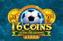 16 Coins x5000 Score the Jackpot Slot
