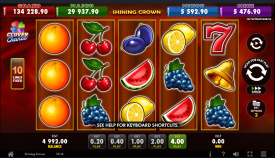 Slot Shining Crown Cash Heat