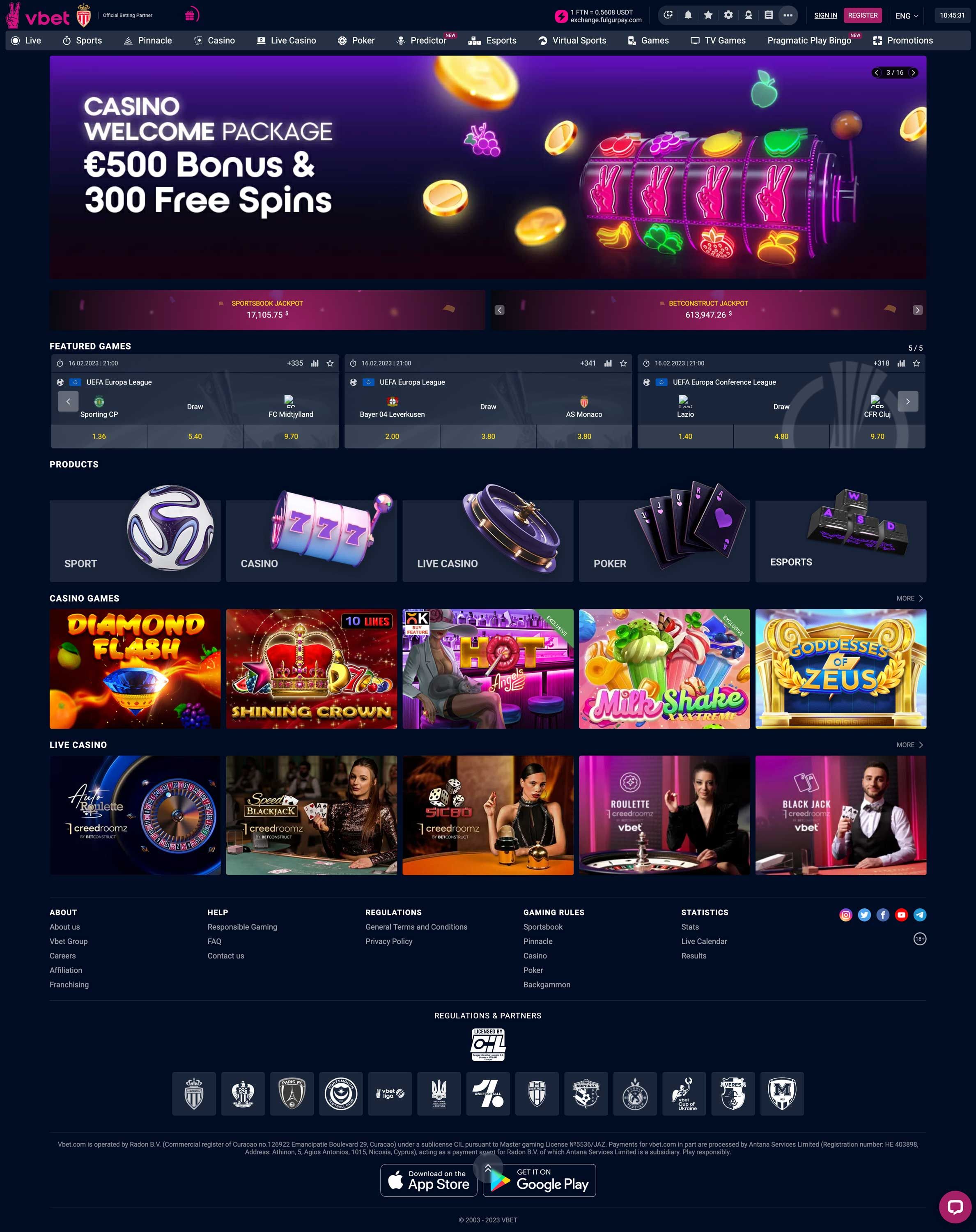 Vbet Casino (2023) 🥇 Review | Games - AskGamblers