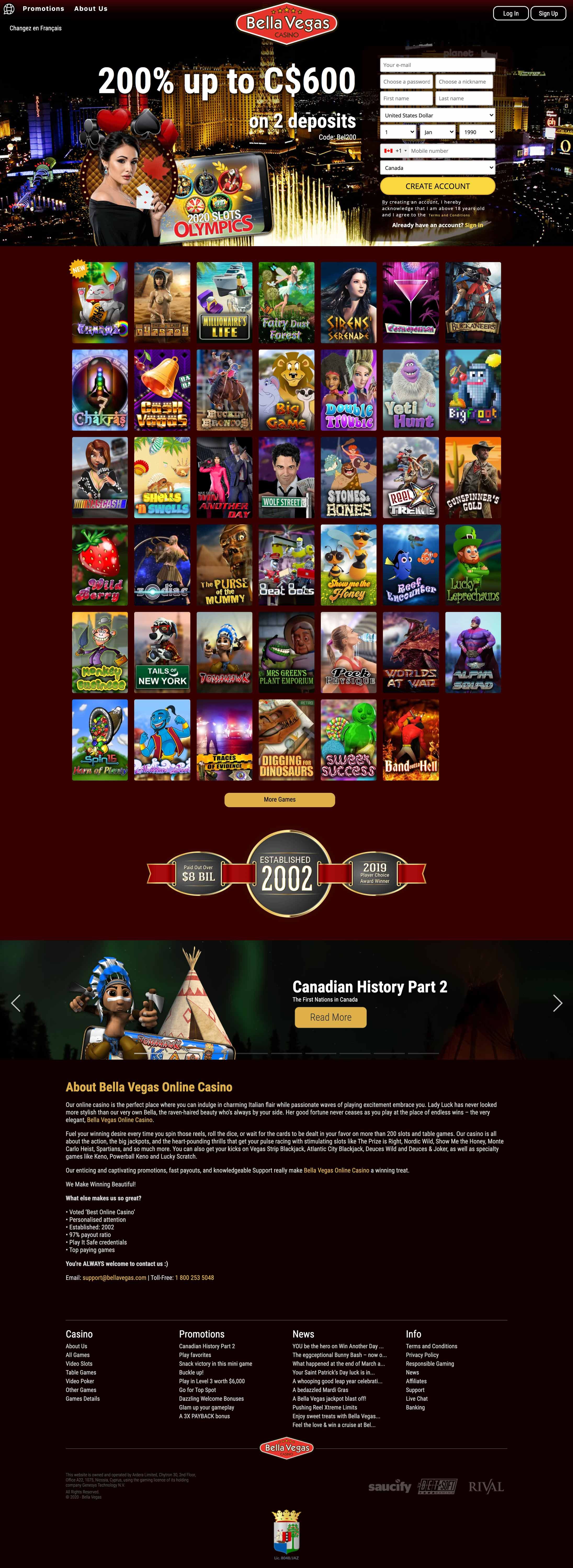  Bella Vegas Casino 2021 Review Games AskGamblers