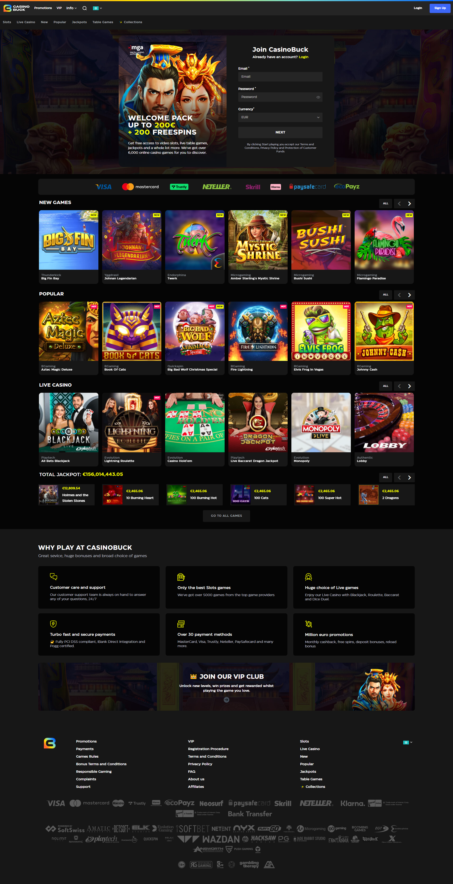 CasinoBuck (2022) ? Review | Games - AskGamblers