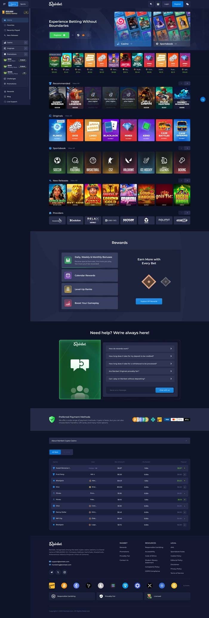 Rainbet Casino Review (2026) - Player Ratings & Our Verdict