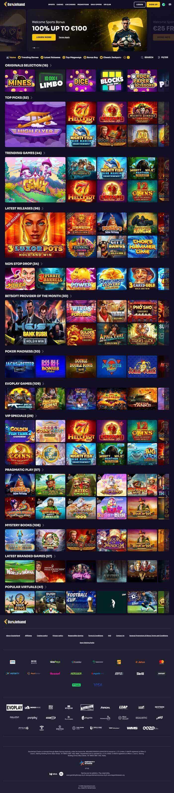 Dazzle-Hand.de Casino im Test: Bonus beanspruchen und wichtige Details für Spieler aus Deutschland