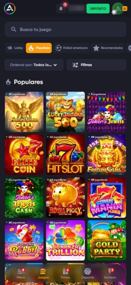 Spinarium Casino Juegos