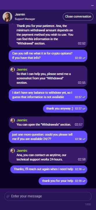 Irwin Casino support