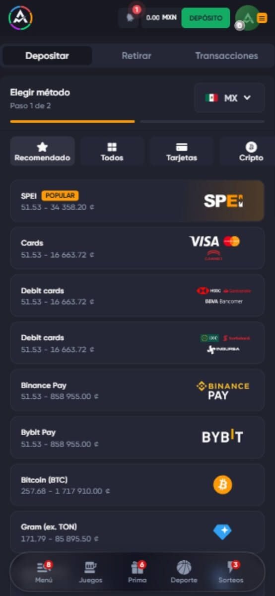 Spinarium Casino Pagos