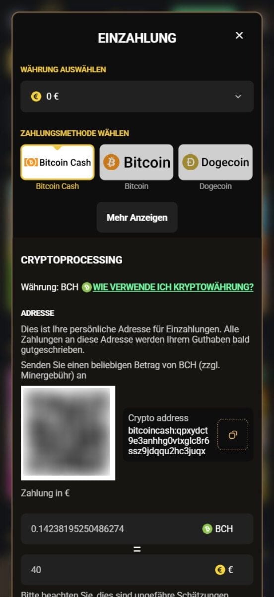 24Casino Einzahlungen
