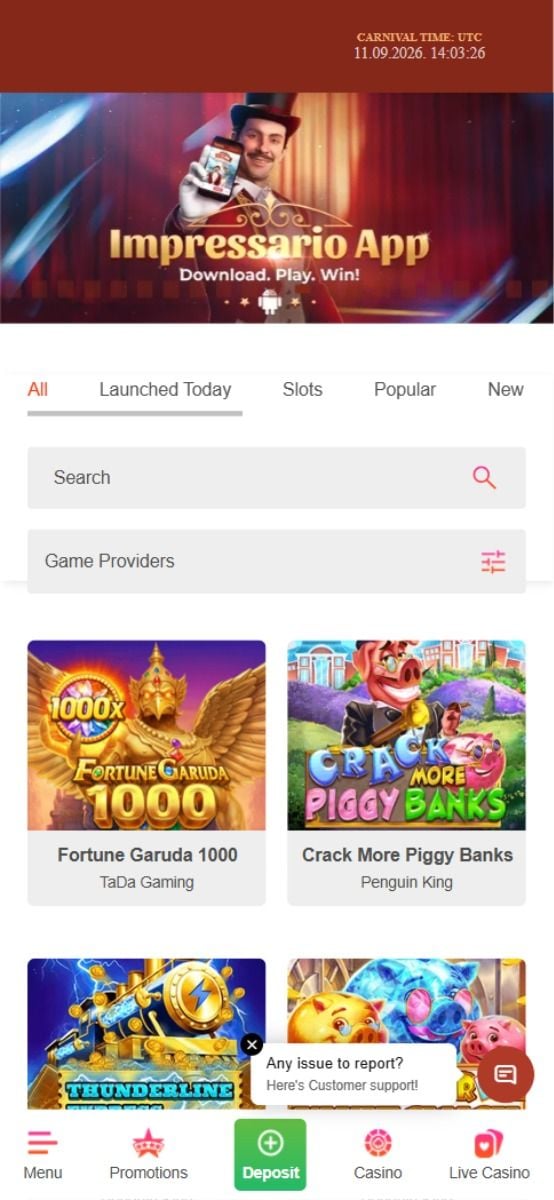 impressario games