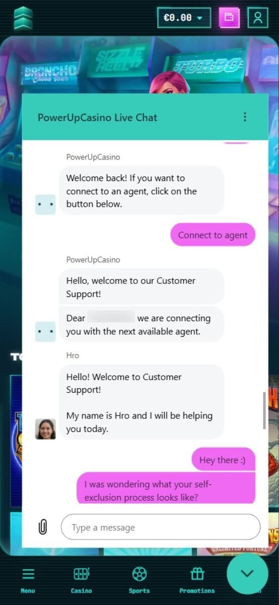 Customer support 