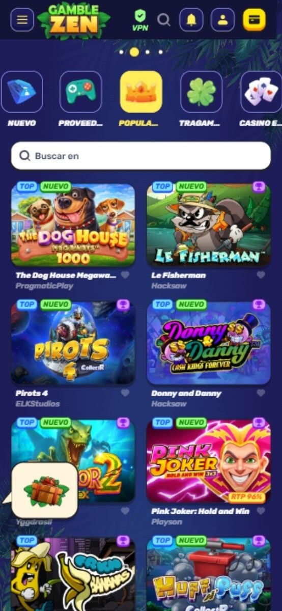 Gamblezen Casino Juegos