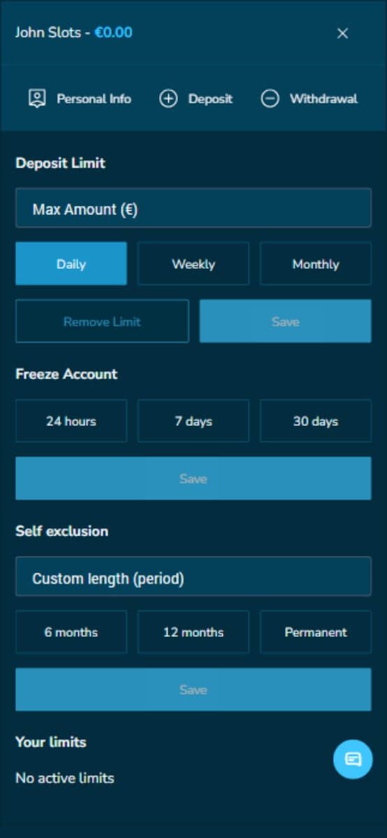 Volerbet Casino Responsible Gambling Tools