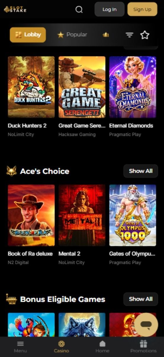 SlotStake Games