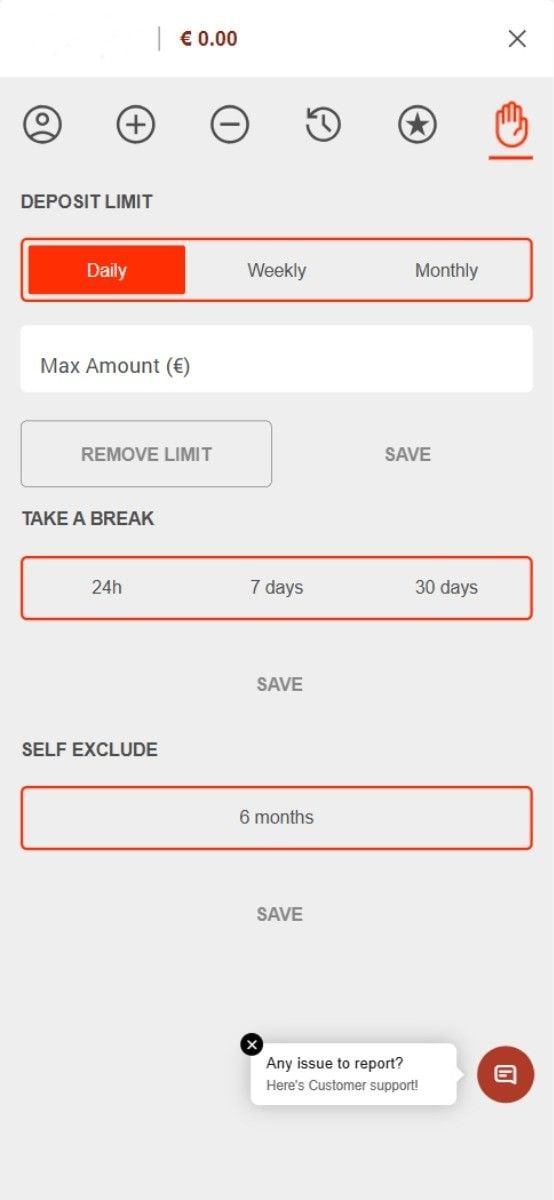 impressario casino responsible gambling tools