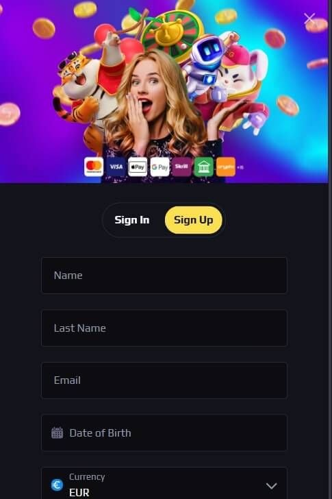 Heats Casino Registration Form