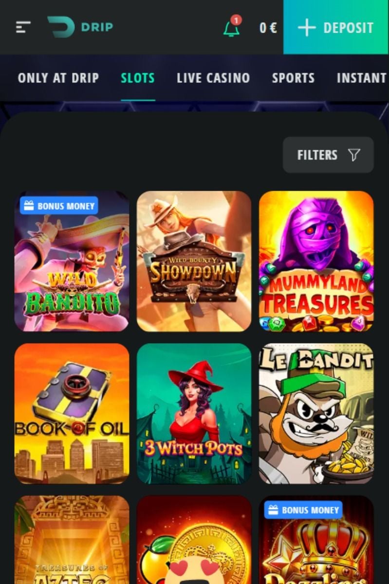 Drip Casino Games