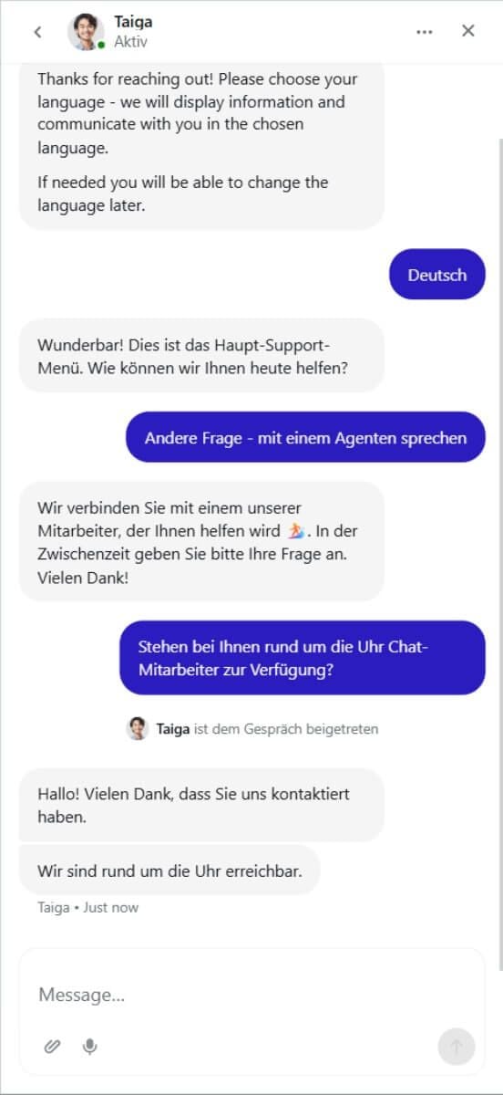 Winz.io Casino Kundensupport